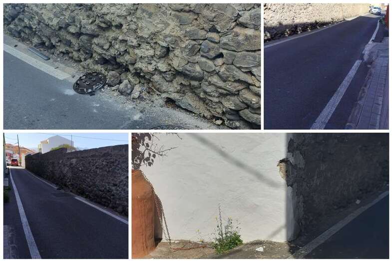 Collage de fotos de la calle de la Cruz (Foto TA)